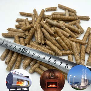 Biomass wood pellet fuel production